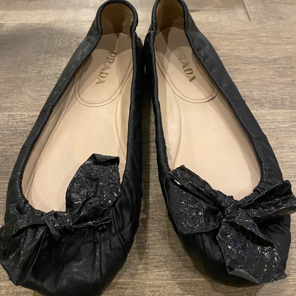 Prada ballerina flats, size 6